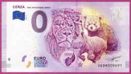 0-Euro UEDR 05 2020 CERZA - PARC ZOOLOGIQUE LISIEUX - Pruebas Privadas