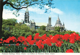 CANADA - Ottawa Ontario - Vue Du Palais Du Gouvernement De L'un Des Magnifiques Massifs - Carte Postale - Ottawa