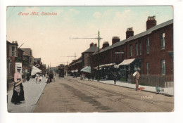 Swindon - Gorse Hill, Road, Shops, Tram - Old Postcard - Autres & Non Classés