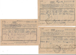 Chemin De Fer Belge Avis De Non Rentrée.Document E. 977 - Andere & Zonder Classificatie