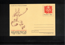 Poland / Polska 1982 Olympic Games Melbourne - Polish Medals Interesting Postcard - Sommer 1956: Melbourne