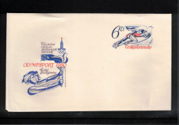Czechoslovakia 1980 Olympic Games Moscow- Philatelic Exhibition Ceske Budejovice Interesting Letter - Estate 1980: Mosca