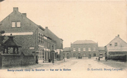 BELGIQUE - Bourg Léopold - Camp De Beverloo - Vue Sur La Station - D. Gotthold  - Brasserie - Carte Postale Ancienne - Leopoldsburg