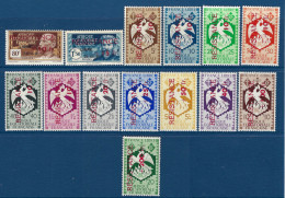 AEF - Afrique équatoriale Française - YT N° 167 à 180 * - Neuf Avec Charnière - 1944 - Unused Stamps