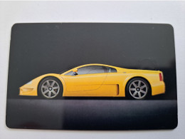 DUITSLAND/ GERMANY  CHIPCARD / € 5,- AUTO/ CAR/ AERODYNAMIC SPORTSCAR    / USED CARD     **16993** - S-Series : Tills With Third Part Ads