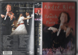 Cassette VHS-ANDRE RIEU-Au Zénith De Paris, 23 Succès-durée Env 1H30-frais D'envoi Pour La F 6.30 - Concerto E Musica