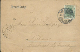 ALLEMAGNE CARTE  5 Pf   REMSCHEID POUR ORLEANS ( LOIRET )  DE 1902  LETTRE COVER - Postkarten