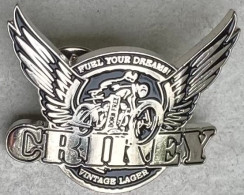CRIKEY - VINTAGE LAGER - FUEL YOUR DREAMS - AILES - MOTO - MOTORRAD - MOTORBIKE - MOTOCICLETTA - EGF - BIER - BIERE (34) - Bierpins