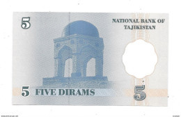 *tajikistan 5 Dirhams  1999  11  Unc - Tagikistan