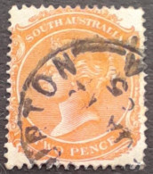 Australie Du Sud South Australia 1893 Victoria Dentelé Perfin 15 Yvert 61B O Used - Gebruikt