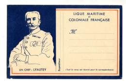 !!! CARTE FM DE LA LIGUE MARITIME ET COLONIALE FRANCAISE - ILLUSTREE - Storia Postale