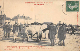 21 - SAULIEU - SAN37125 - Un Jour De Foire - Les BOeufs - Saulieu