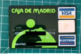 SPAIN CREDIT CARD CAJA DE MADRID - Geldkarten (Ablauf Min. 10 Jahre)