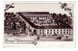 68 HAUT RHIN ALTRIRCH Gruss Aus Altkirch Dépot De Biére Plan Peu Courant - Altkirch