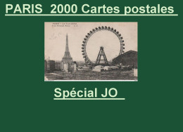 PARIS LOT SPECIAL Jeux Olympiques Pour Revendeurs Revente Aux Touristes De 2 à 10€ Départ 0.30€ - 500 Postkaarten Min.
