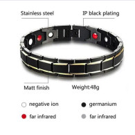 Bracelet Magnétique En Acier Inoxydable Pour Hommes Et Femmes, Thérapie, Soulage La Douleur, Arthrite, Amincissant - Autres & Non Classés