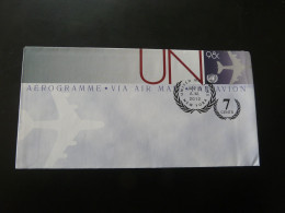 Aerogramme Entier Postal Stationery Par Avion Air Mail United Nations 2012 - Posta Aerea