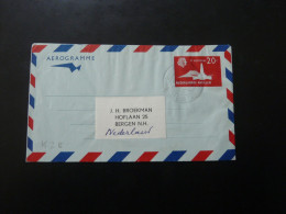 Aerogramme Entier Postal Stationery  Netherlands Antilles 1959 - Curazao, Antillas Holandesas, Aruba
