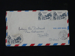 Lettre Par Avion Air Mail Cover Oblit. Lama-Kara Togo 1948 - Storia Postale