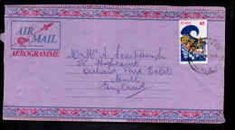 NOUVELLE ZELANDE LETTRE POUR L'ANGLETERRE 1980 - Lettres & Documents