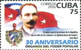 198549 MNH CUBA 2006 30 ANIVERSARIO DE LOS ORGANOS DEL PODER POPULAR - Unused Stamps