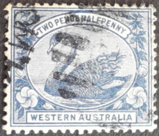 Australie Occidentale Western Australia 1899 Filigrane Couronne WA Watermark Crown WA Yvert 55 O Used - Swans