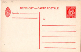 Norwegen P 67, Ungebr. 30 öre Ganzsache In Guter Erhaltung. - Lettres & Documents