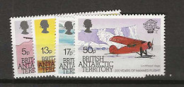1983 MNH British Antactic Territory, Mi 104-07 Postfris** - Neufs