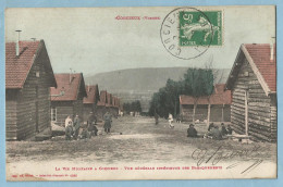 UR0071   CPA  CORCIEUX  (Vosges) La Vie Militaire - Vue Générale Intérieure Des Baraquements  ++++ - Corcieux