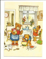 Fritz Baumgarten; Teddybear Breakfast - Petit-déjeuner Ours En Peluche - Teddybär-Frühstück - Baumgarten, F.