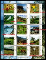 SULTANATE OF OMAN 2017 SALALAH TOURISM FESTIVAL 15V M/S FLOWERS PLANTS CAMELS STAMPS FULL SHEET - Oman