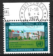 ONU GENEVE. N°4 De 1969 Oblitéré. Palais Des Nations. - Used Stamps