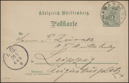 Postkarte P 37 Mit DV: 13 1 99 Von WANGEN 24.6.99 Nach Leipzig L.13.e -25.6. - Postwaardestukken