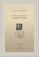 ETB 22/1988 Leopold Gmelin, Chemiker - 1981-1990