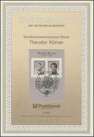 ETB 37/1991 Block: Theodor Körner, Schriftsteller - 1991-2000