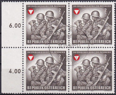 ÖSTERREICH 1969 Mi-Nr. 1293 Viererblock O Used - Aus Abo - Used Stamps