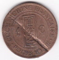 Cochinchine Française. 1 Centième 1884 A ,en  Bronze , Lec 13 - Cocincina