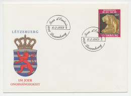 Cover / Postmark Luxembourg 1989 Lion - Other & Unclassified