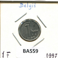 1 FRANC 1997 DUTCH Text BELGIQUE BELGIUM Pièce #BA559.F.A - 1 Frank