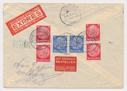 Op Zondag Bestellen - Rohrpost Berlin Duitsland - Eindhoven 1938 - Covers & Documents