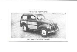 DR75 - CARTE MORNFLAKE OATS - FIAT 500 C STATION WAGON - KFZ