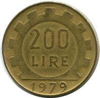 200 LIRE 1979 ITALY Coin #AZ517.U.A - 200 Lire