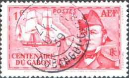 AFRICA EQUATORIALE FRANCESE, FRENCH EQUATORIAL AFRICA, COMMEMORATIVO, 1 Fr., 1938, USATO Scott:FR-EQ 75, Yt:FR-EQ 67 - Used Stamps