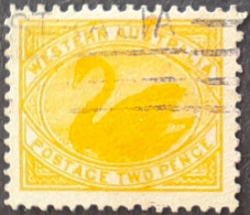 Australie Occidentale Western Australia 1905 Filigrane Couronne A Watermark Crown A Yvert 71 O Used - Swans