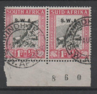 South West Africa, Used, 1935, Michel Pair 174 - 175 002 - Südwestafrika (1923-1990)
