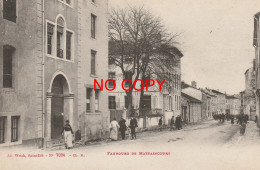 88 MIRECOURT. Faubourg De Mattaincourt Bien Animé 1922 - Mirecourt