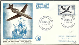 FRANCE P.A. Ca.1959: FDC De Toulouse (Hte Garonne), Forte Cote - 1927-1959 Gebraucht