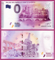 0-Euro UEDV 01 2015 PALAIS DES PAPES ET PONT D'AVIGNON - Pruebas Privadas