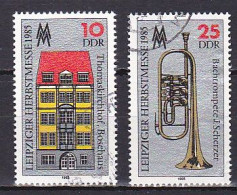 Germany GDR, 1985, Leipzig Autumn Fair, Set, USED - Usati