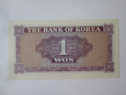 Korea South 1 Won 1962 Billet Neuf/1 Won 1962 UNC Banknote - Korea, South